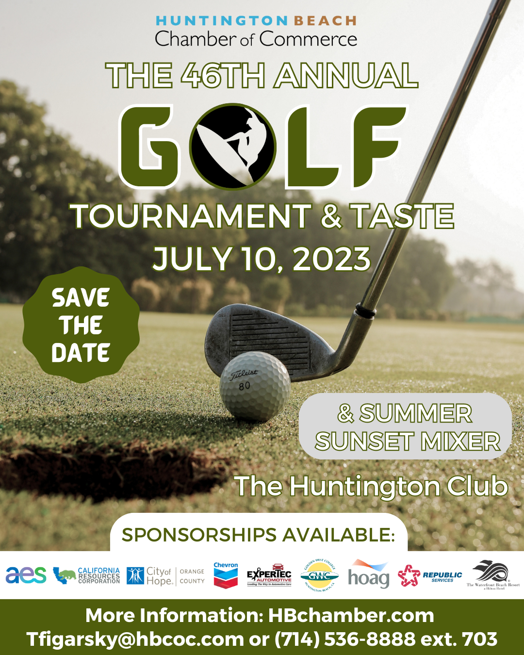 Huntington Beach Chamber of Commerce - Golf Tournament & Taste